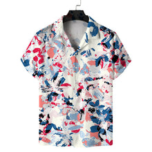 Load image into Gallery viewer, Short Sleeve Fashion Printed Shirt Men's Clothing