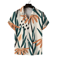 Load image into Gallery viewer, Short Sleeve Fashion Printed Shirt Men's Clothing